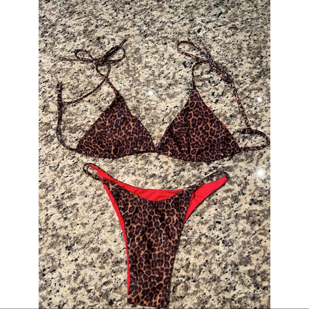 Alt swim leopard bikini